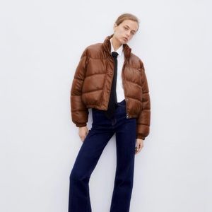 Zara water repellent puffer jacket